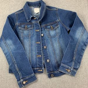 Girls jeans jacket size 14 denim excellent con